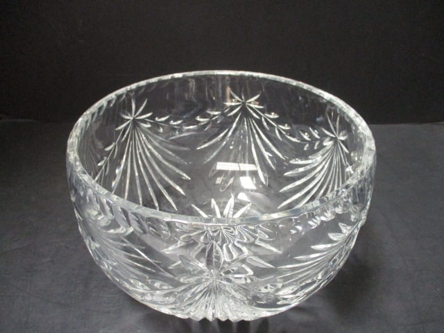 Vintage Cut-Glass Crystal Bowl - 2