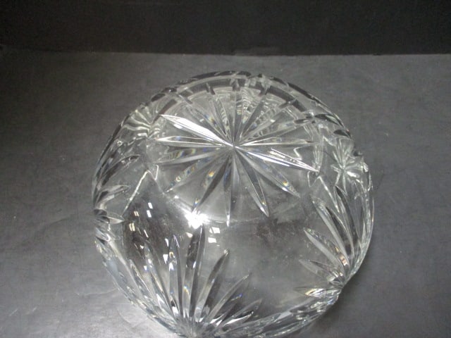 Vintage Cut-Glass Crystal Bowl - 5