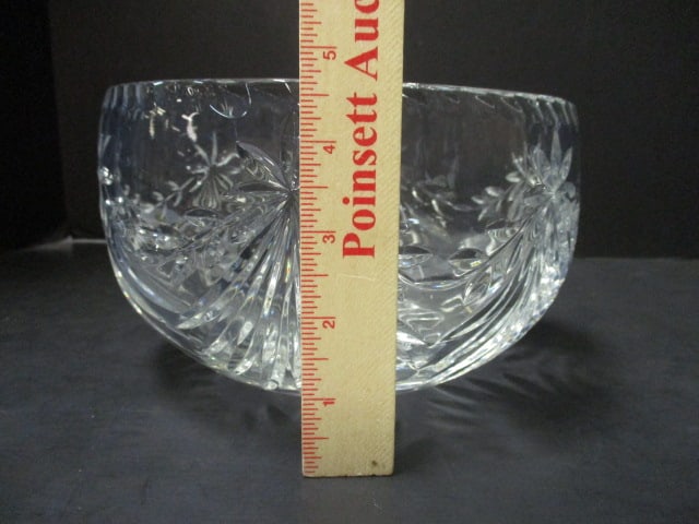 Vintage Cut-Glass Crystal Bowl - 6
