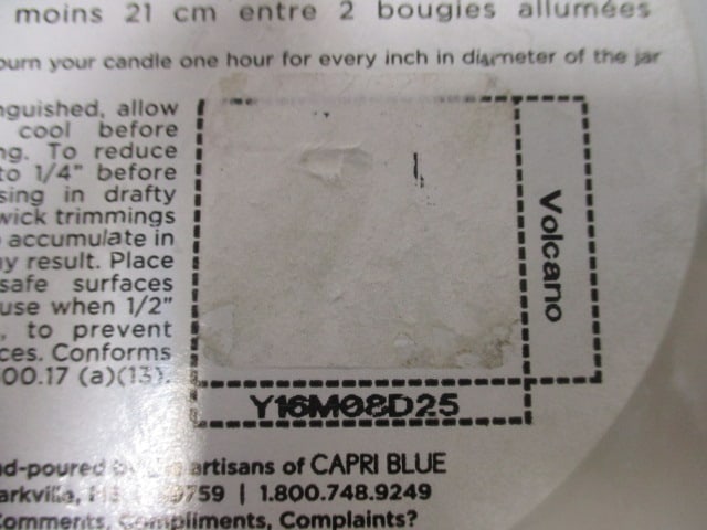 Capri Blue Large 2-Wick Candle in Glass Container with Metal Lid - 7