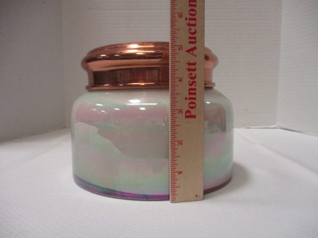 Capri Blue Large 2-Wick Candle in Glass Container with Metal Lid - 8