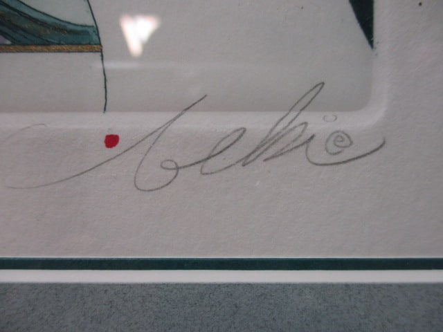 Framed and Matted "Sea To See" Watercolor Print Art - Signed and Numbered - 4