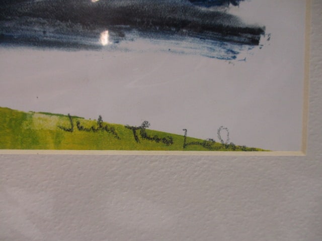 Matted "Wild Ride III" Print by Judy Theo Lahner - Signed - 5