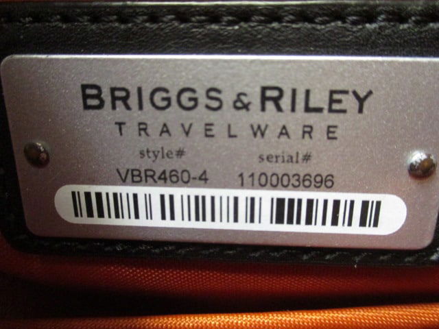 Briggs & Riley Black Canvass Rolling Computer/Office Bag - 2