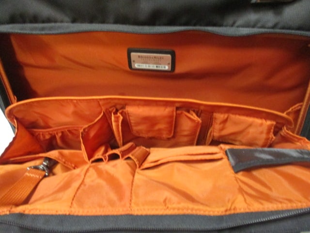 Briggs & Riley Black Canvass Rolling Computer/Office Bag - 4