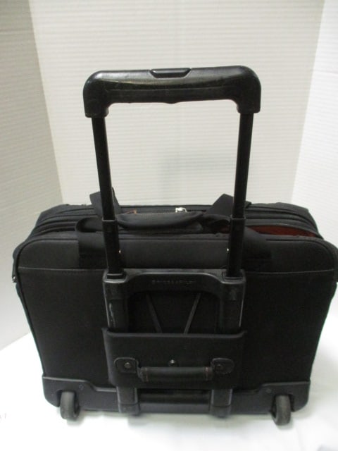 Briggs & Riley Black Canvass Rolling Computer/Office Bag - 9