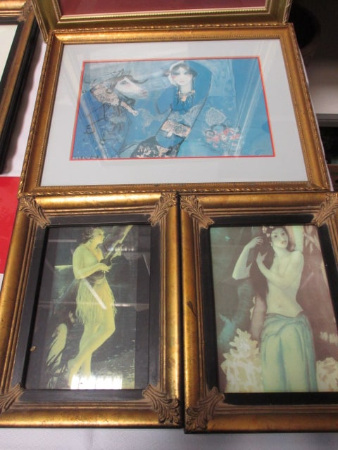 Art Shelf Lot - Framed Prints, Vintage Posters and Advertisements, 1920s - 3