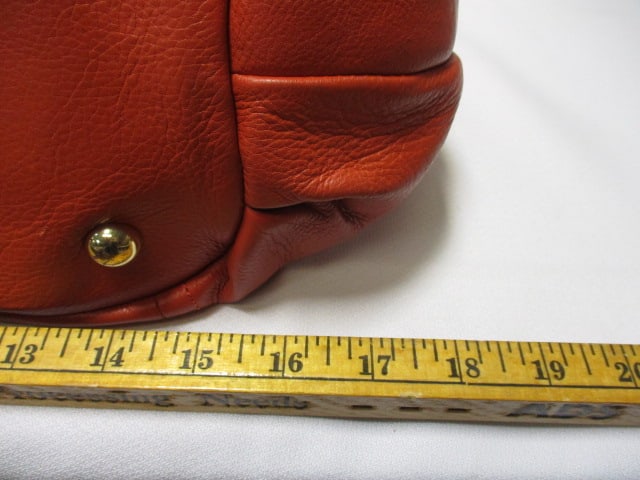 Gili Orange Leather Handbag - 11