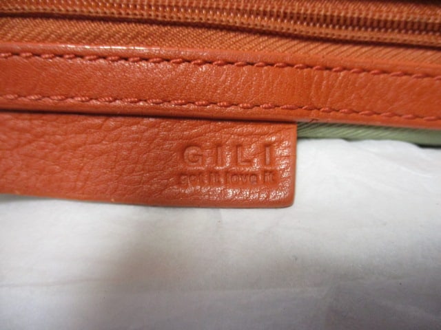 Gili Orange Leather Handbag - 3