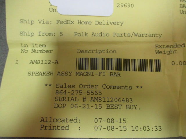 New Old Stock MagniFi SurroundBar Speaker - 3