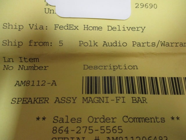 New Old Stock MagniFi SurroundBar Speaker - 4