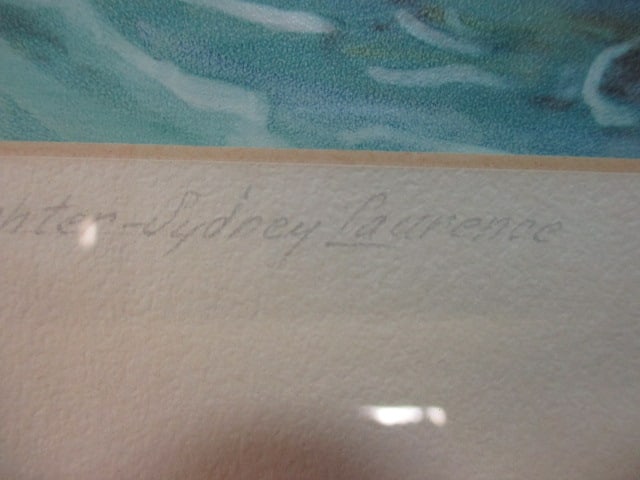 Vintage Hand-Colored Reproduction of "Alaskan Coastal Freighter" by - 4