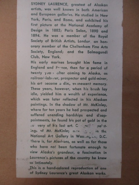 Vintage Hand-Colored Reproduction of "Alaskan Coastal Freighter" by - 9