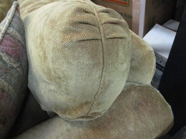 Park Place Furniture Crescent-Shaped Curved Upholstered Sofa - 4