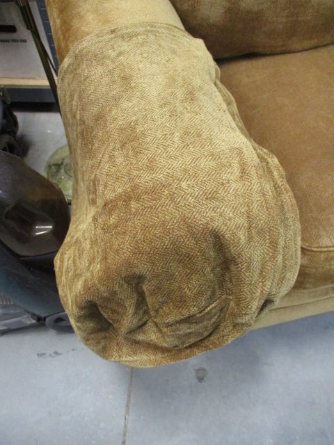 Park Place Furniture Crescent-Shaped Curved Upholstered Sofa - 9