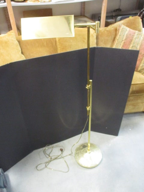 Alsy Brass Adjustable Floor Reading Lamp (1 of 7)