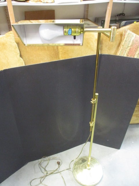 Alsy Brass Adjustable Floor Reading Lamp - 2