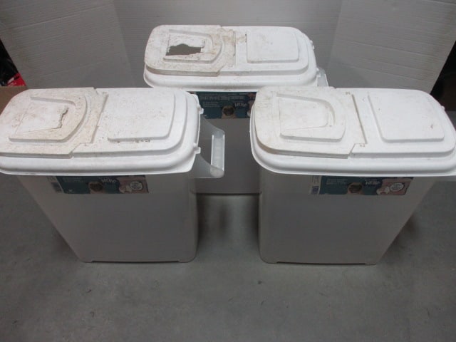 3 Buddeez Pet Food Dispenser Plastic Storage Containers - 4