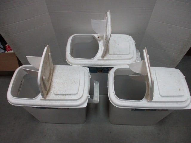 3 Buddeez Pet Food Dispenser Plastic Storage Containers - 5