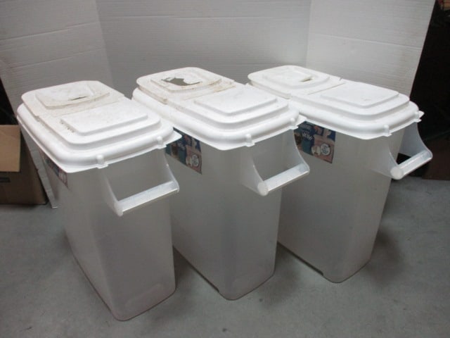 3 Buddeez Pet Food Dispenser Plastic Storage Containers - 6