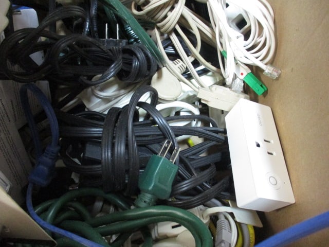 Lot of Electric Fans, Timers, Extension Cords, and Electrical Adapters - 4