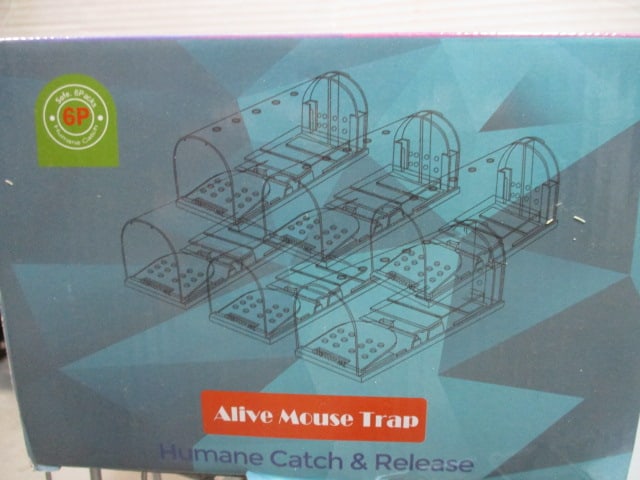 Metal Wire Animal Trap and New Old Stock Mouse Traps - 3