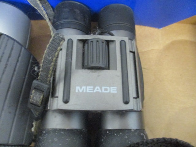 Lot of 3 Binoculars - Bushnell, Nikon, and Meade - 3