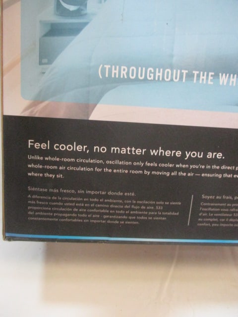 Vornado Whole Room Air Circulator Tabletop Fan in Original Box - 4