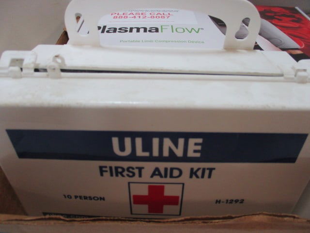Lot of Medical Supplies - First Aid Kits, Blood Pressure Monitor, PlasmaFlow - 3