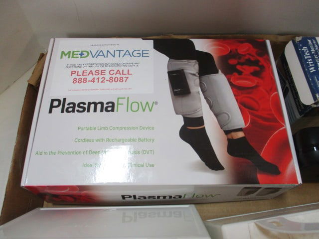 Lot of Medical Supplies - First Aid Kits, Blood Pressure Monitor, PlasmaFlow - 4