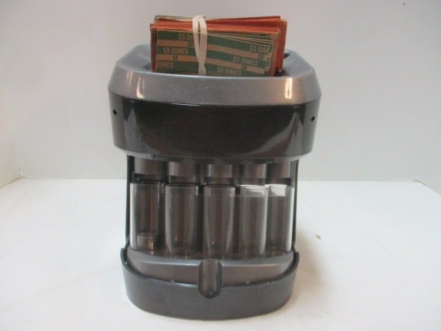 Coin Sorter with Paper Coin Rolls (1 of 5)