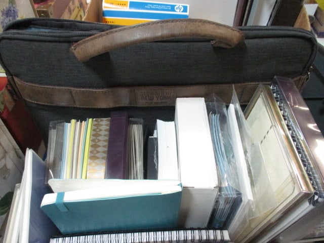 Office Lot - Notebooks, Hanging Folders, Envelopes, Labels, Hole Punchers, - 9