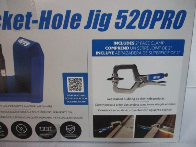 Kreg Pocket-Hole Jig 520Pro in Original Box and Kreg Crown-Pro - 3