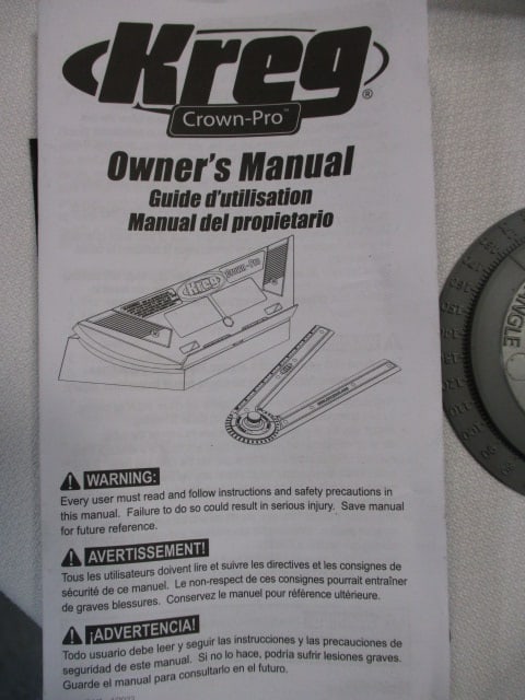 Kreg Pocket-Hole Jig 520Pro in Original Box and Kreg Crown-Pro - 7