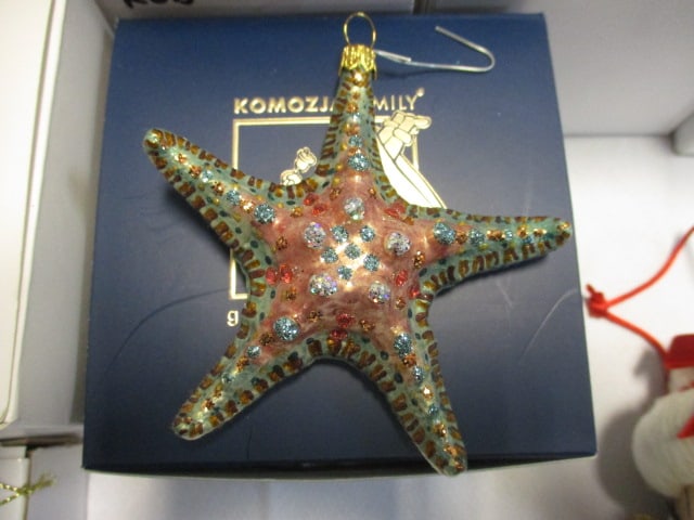 Lot of Kurt Adler, Komozja Family, and Others Handblown Glass Fish and - 5