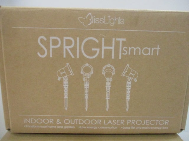 2 BlissLights Spright Smart Indoor/Outdoor Laser Projectors in Original Boxes - 2