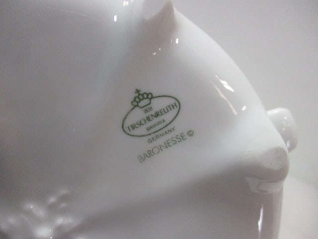 Vintage Tirschenreuth Baronesse (Germany) Porcelain Coffee Pot with Warmer - 9