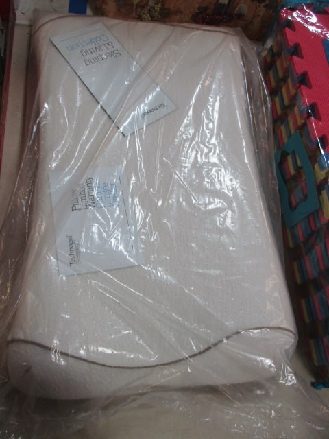 New Old Stock Technogel Sleeping Pillow: in sealed plastic