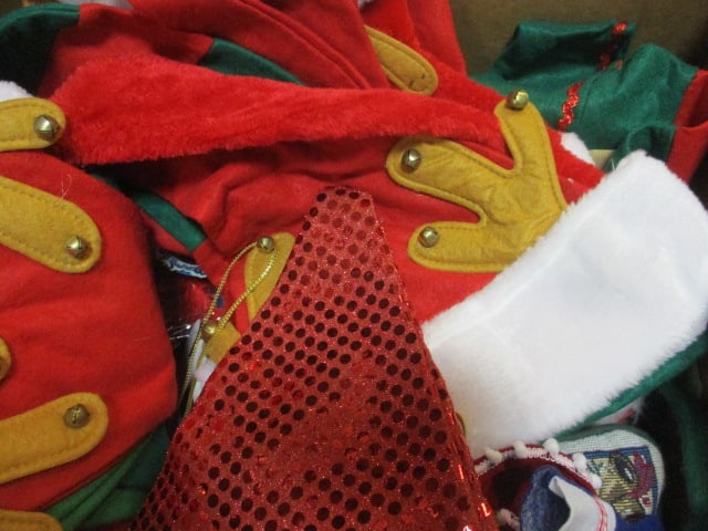 Large Lot of Christmas Stockings, Ornaments, Baking Supplies, and Party Favors - 3