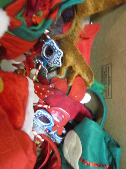 Large Lot of Christmas Stockings, Ornaments, Baking Supplies, and Party Favors - 5