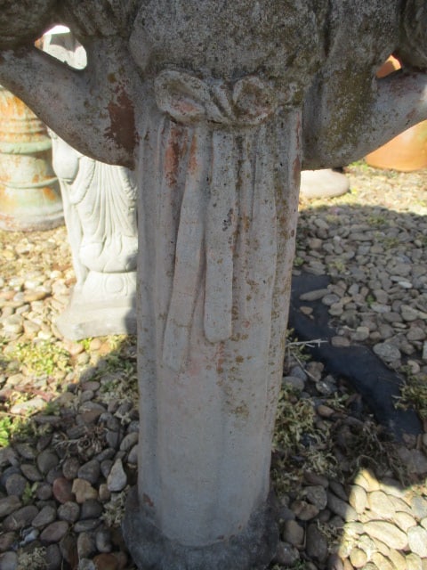 Concrete Bird Girl Garden Statue - 4