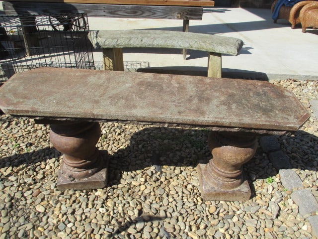 Concrete Garden Bench (1 of 3)