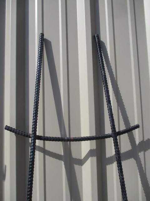 Black Rebar Metal Plant Trellis/Hook - 2