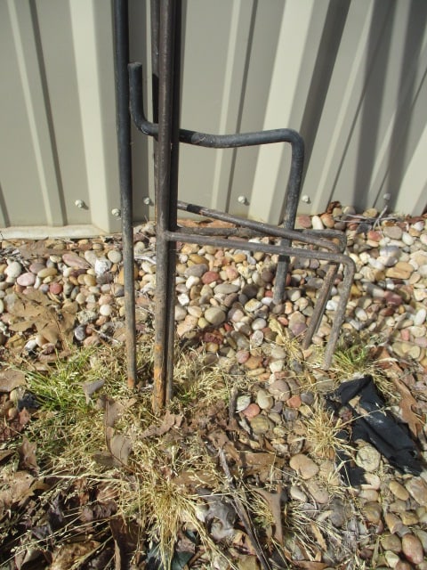 4 Black Metal Shepherd's Plant Hooks - 2