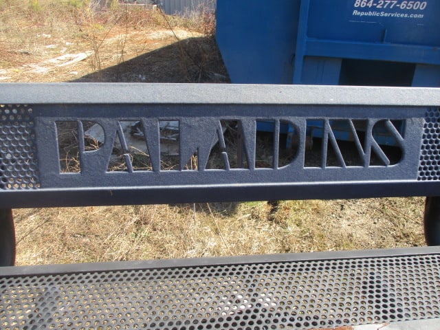 "FURMAN" and "PALADINS" Custom Iron Outdoor Benches - 3