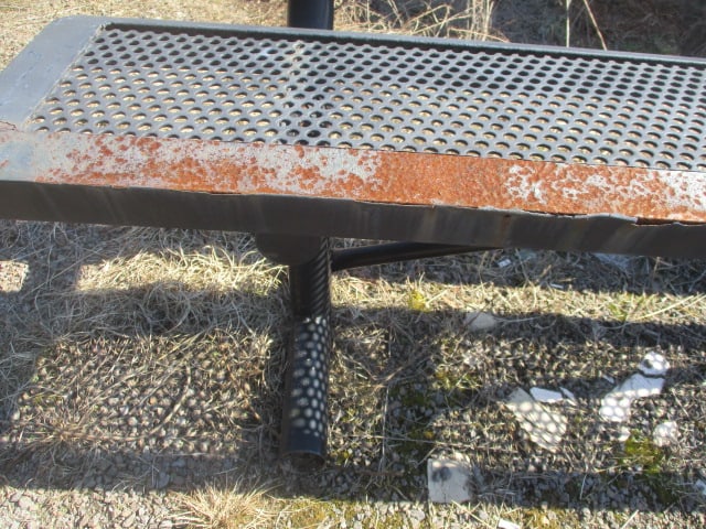 "FURMAN" and "PALADINS" Custom Iron Outdoor Benches - 6