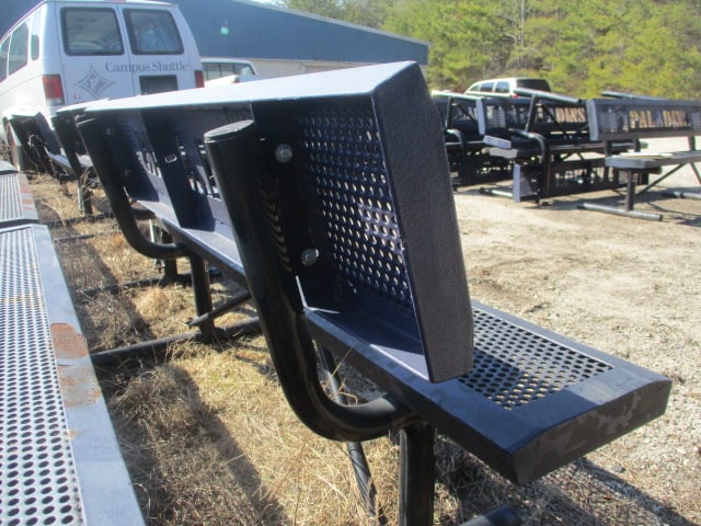 "FURMAN" and "PALADINS" Custom Iron Outdoor Benches - 5