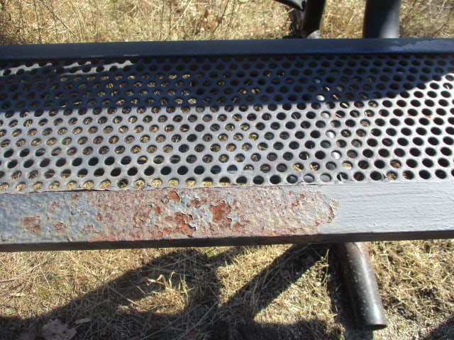 "FURMAN" and "PALADINS" Custom Iron Outdoor Benches - 8