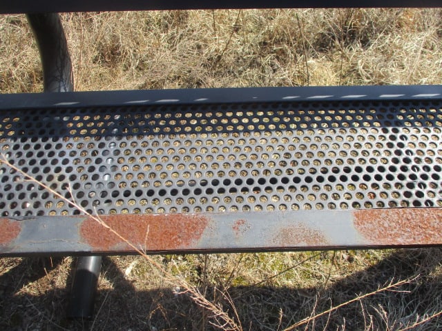 "FURMAN" and "PALADINS" Custom Iron Outdoor Benches - 12