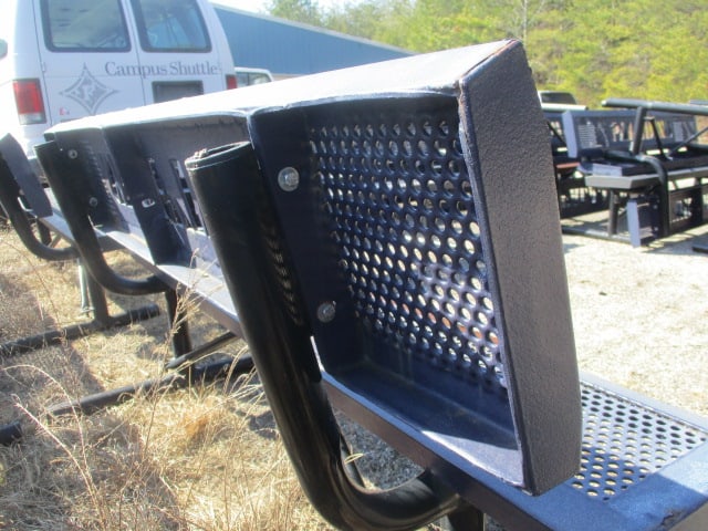 "FURMAN" and "PALADINS" Custom Iron Outdoor Benches - 5